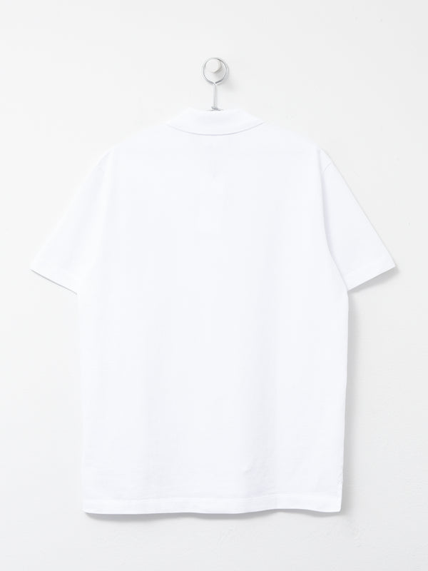 BOLD FOX HEAD PATCH COMFORT POLO_WHITE P100